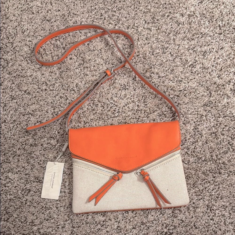 DAVID JONES PARIS NWT envelope crossbody handbag
